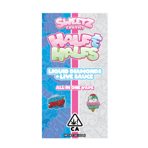 BLUEBERRY JAMMERZ X WHITE BUBBLEGUM GELATO | LIQUID DIAMONDS + LIVE SAUCE 2G DISPOSABLE